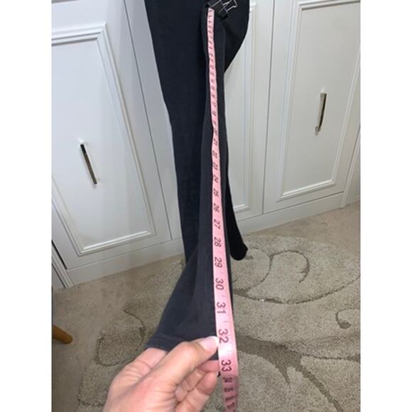 Athleta Women's Tall Black Skinny Jeans Size 12 Mid-Rise Stretch Denim - Picture 7 of 7